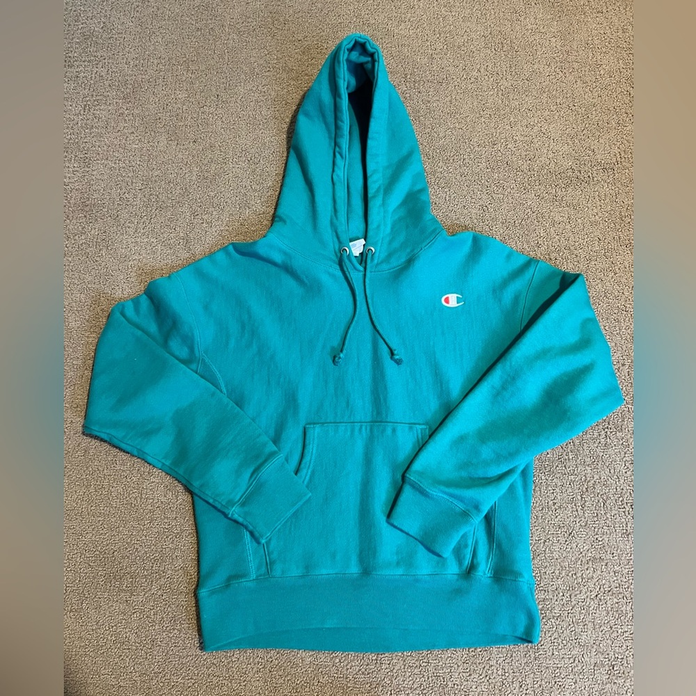 Champion women’s turquoise hoodie size S